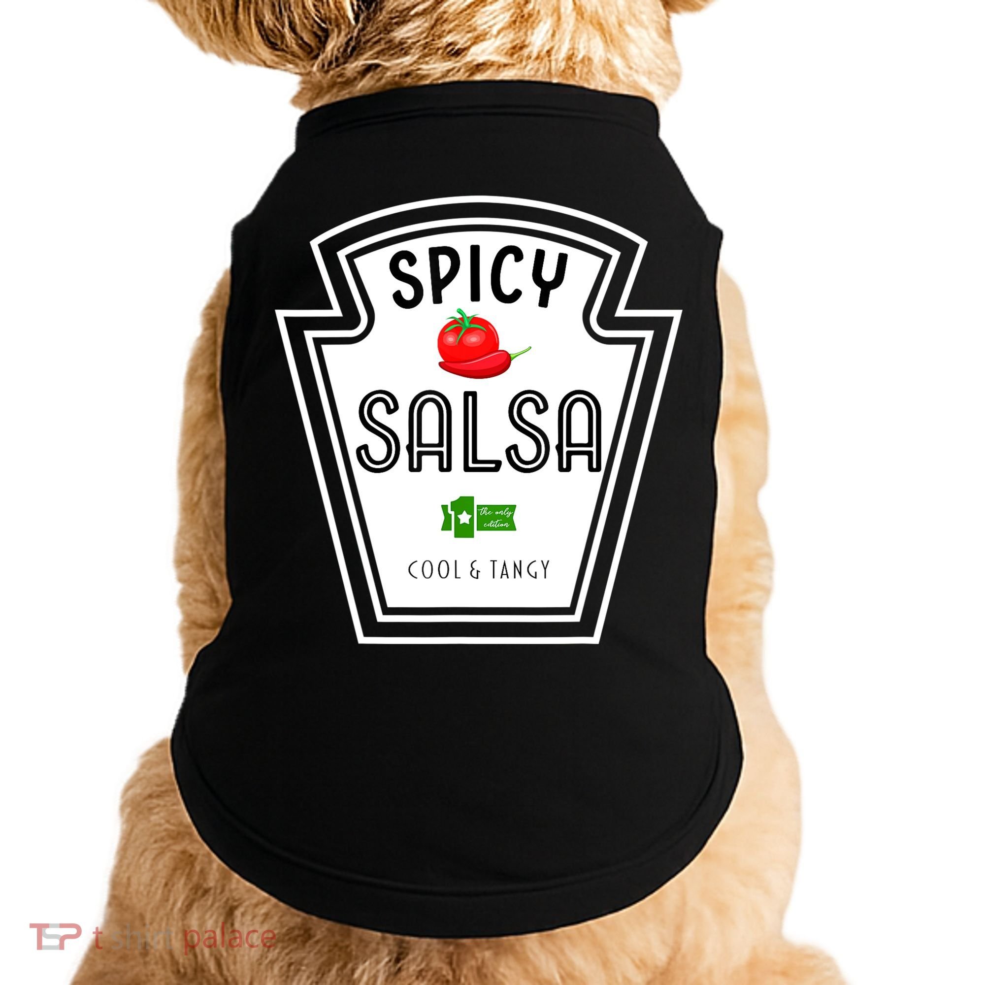 Funny Group Condiment Team Halloween Costume Spicy Salsa Doggie Tank