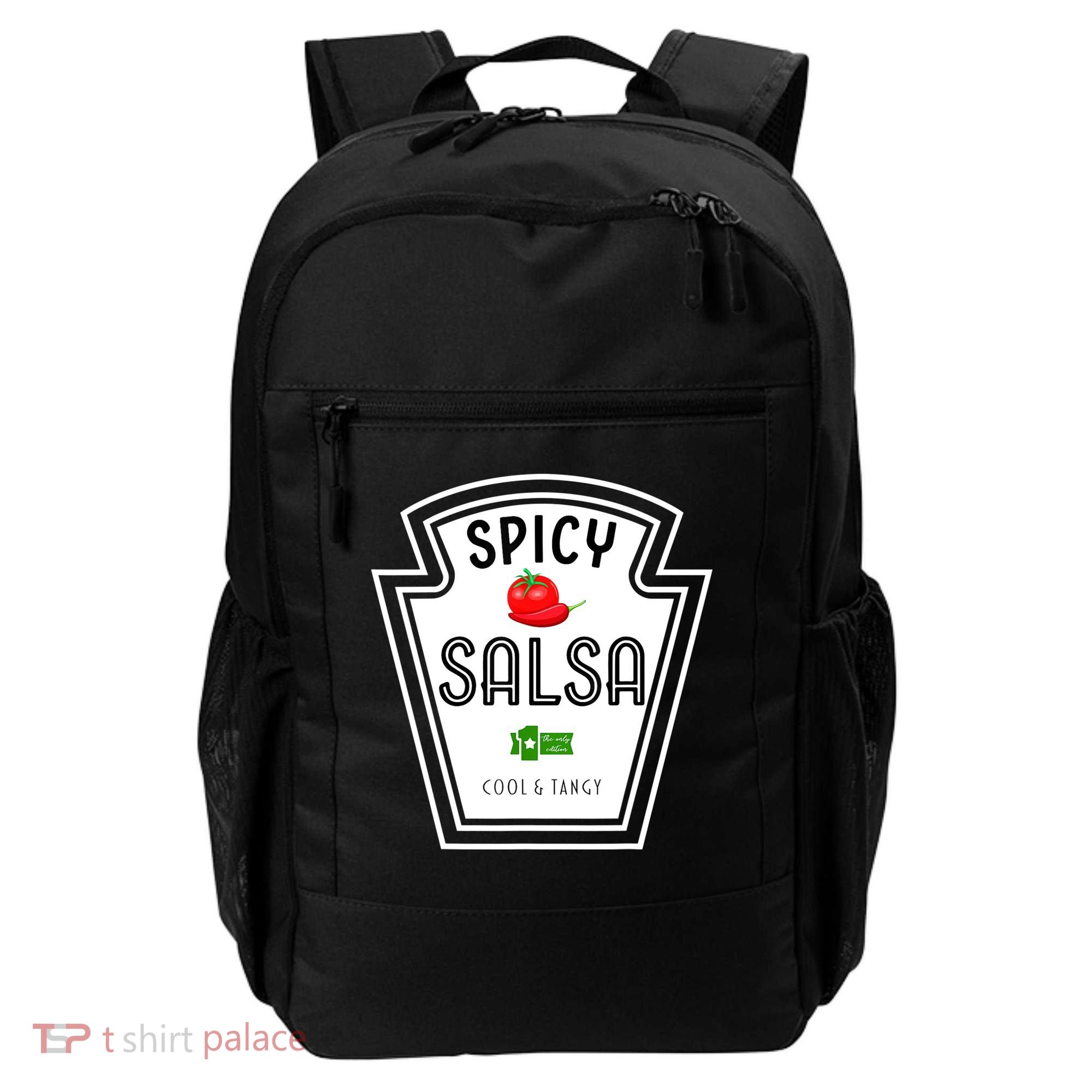 Funny Group Condiment Team Halloween Costume Spicy Salsa Backpack