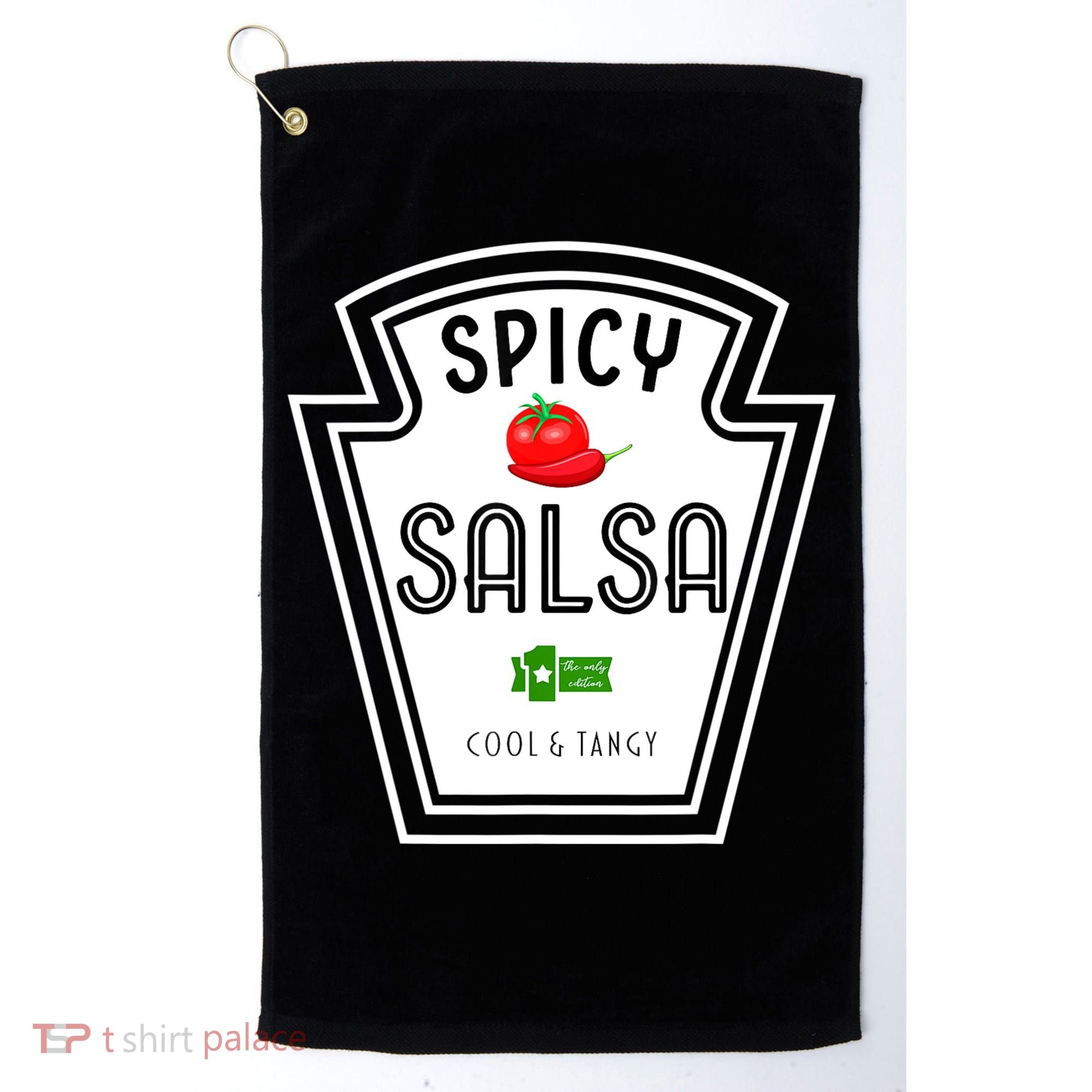 Funny Group Condiment Team Halloween Costume Spicy Salsa Golf Towel