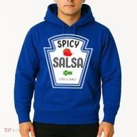 Funny Group Condiment Team Halloween Costume Spicy Salsa Hoodie thumb 2