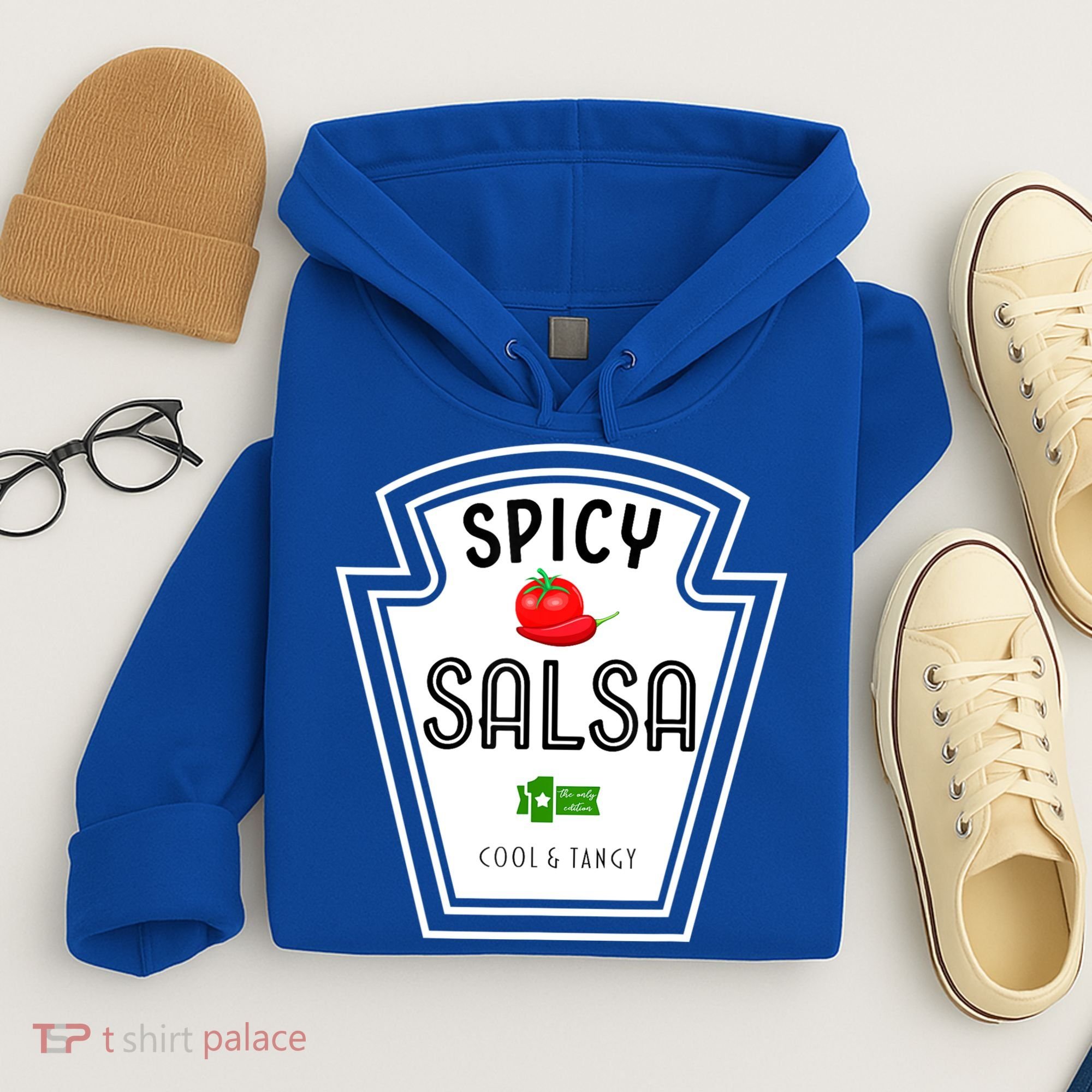 Funny Group Condiment Team Halloween Costume Spicy Salsa Hoodie