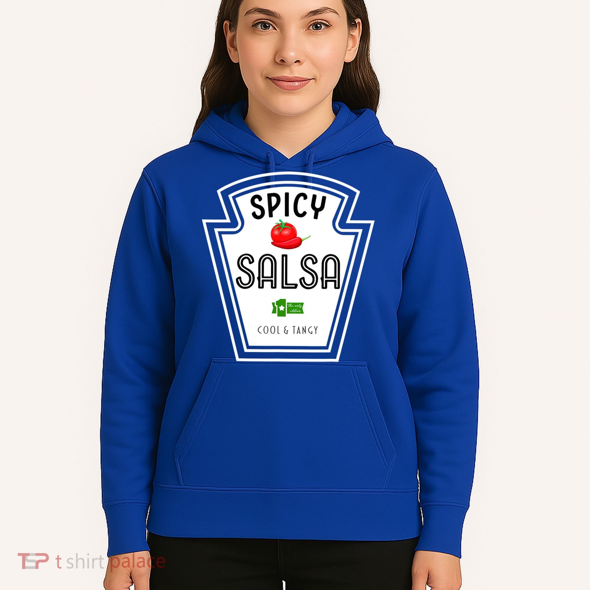 Funny Group Condiment Team Halloween Costume Spicy Salsa Hoodie