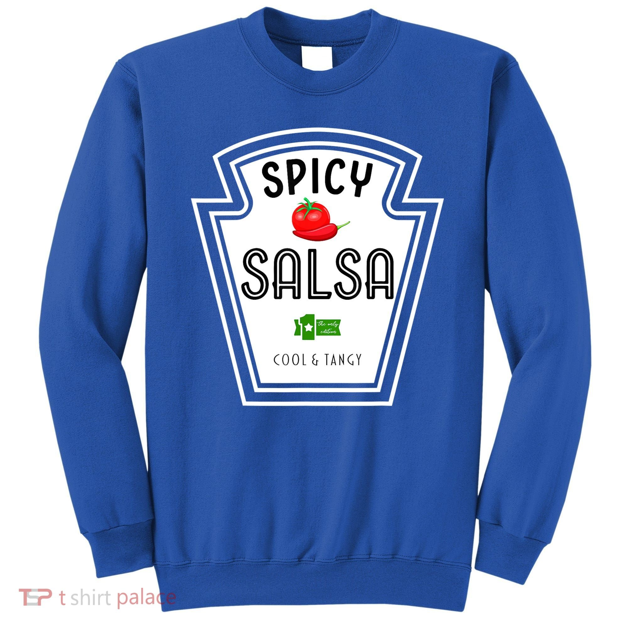 Funny Group Condiment Team Halloween Costume Spicy Salsa Sweatshirt