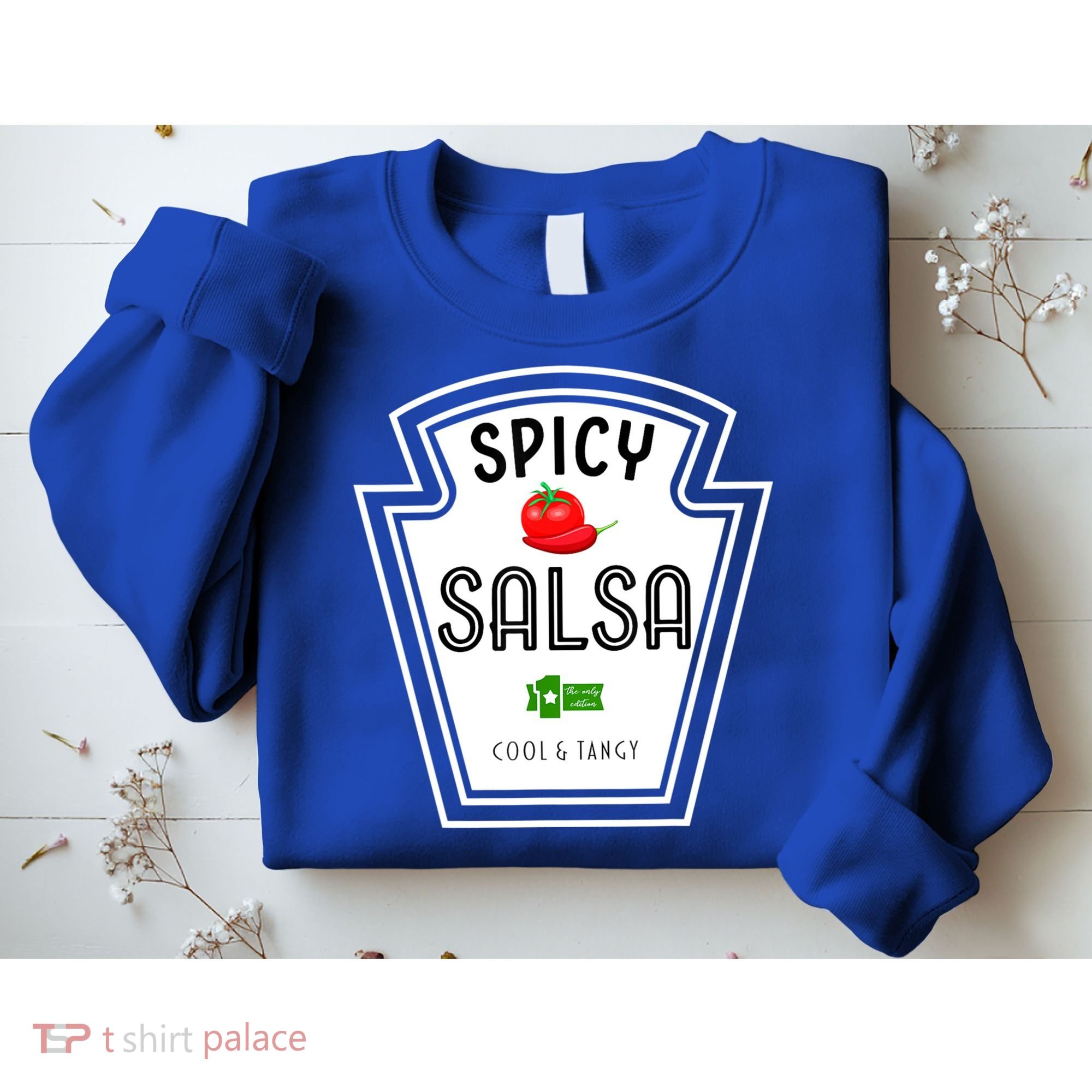 Funny Group Condiment Team Halloween Costume Spicy Salsa Sweatshirt