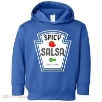 Funny Group Condiment Team Halloween Costume Spicy Salsa Toddler Hoodie thumb 0