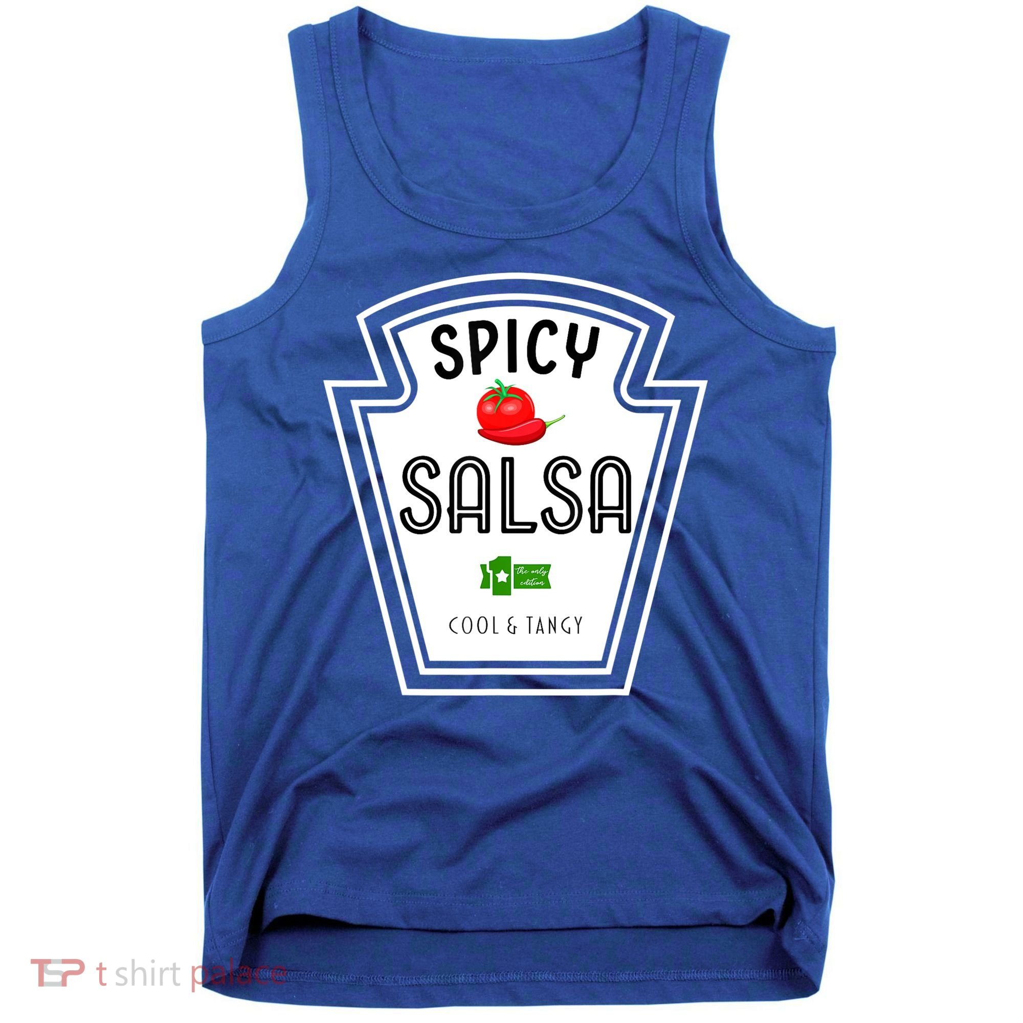 Funny Group Condiment Team Halloween Costume Spicy Salsa Tank Top