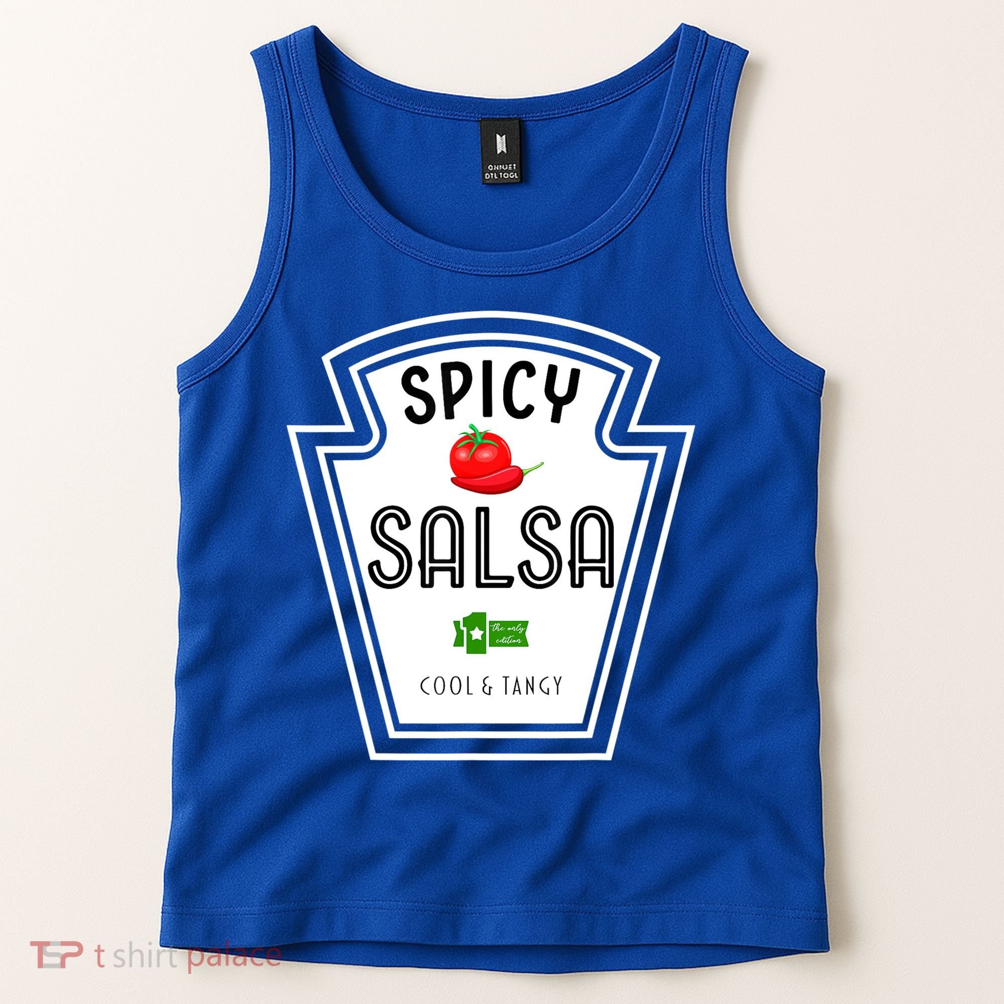 Funny Group Condiment Team Halloween Costume Spicy Salsa Tank Top