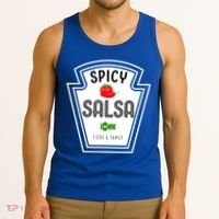 Funny Group Condiment Team Halloween Costume Spicy Salsa Tank Top thumb 3