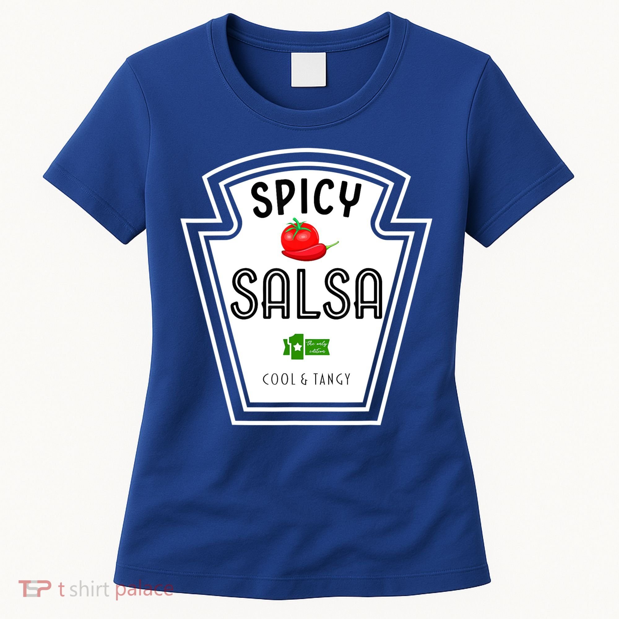 Funny Group Condiment Team Halloween Costume Spicy Salsa Women's T-Shirt
