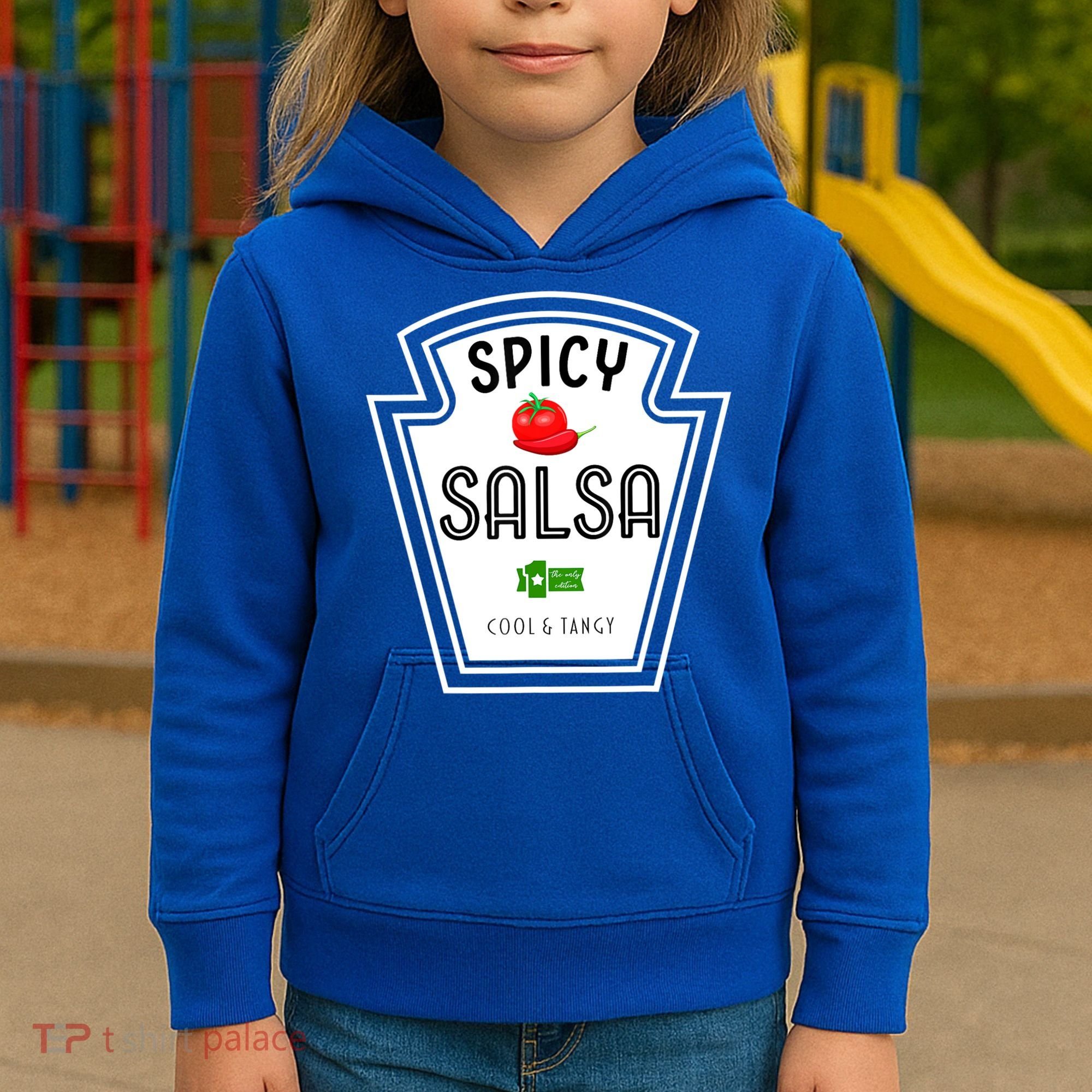Funny Group Condiment Team Halloween Costume Spicy Salsa Kids Hoodie