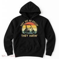 Funny Golf Cart It's a Villages Thing Golf Car Humor Hoodie thumb 0