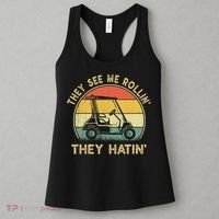 Funny Golf Cart It's a Villages Thing Golf Car Humor Women's Tank Top thumb 3