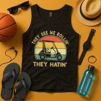 Funny Golf Cart It's a Villages Thing Golf Car Humor Tank Top thumb 4