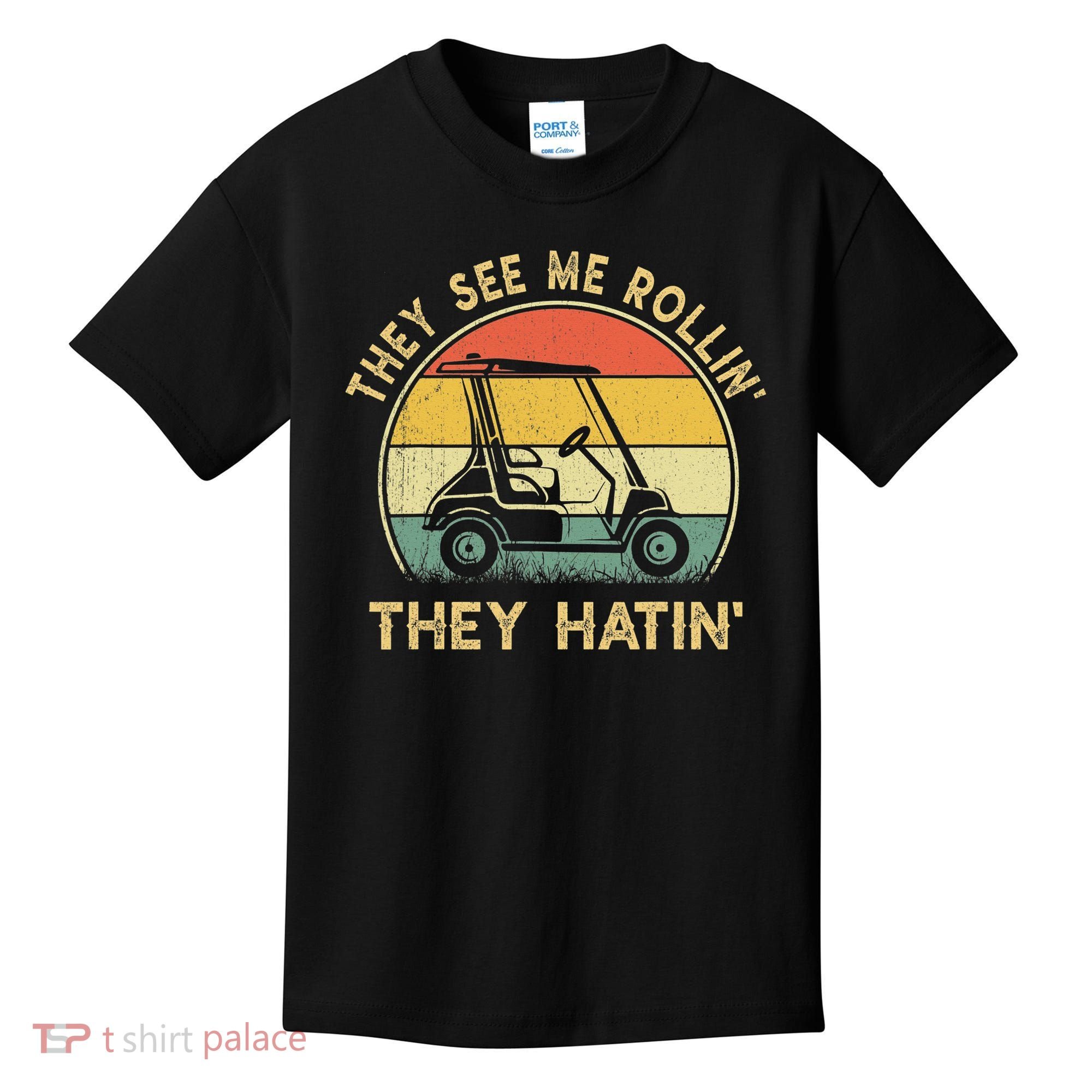 Funny Golf Cart It's a Villages Thing Golf Car Humor Kids T-Shirt