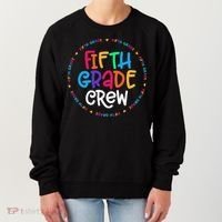 Fifth Grade Crew 5th Grade Back To School Teacher Women's Sweatshirt thumb 0