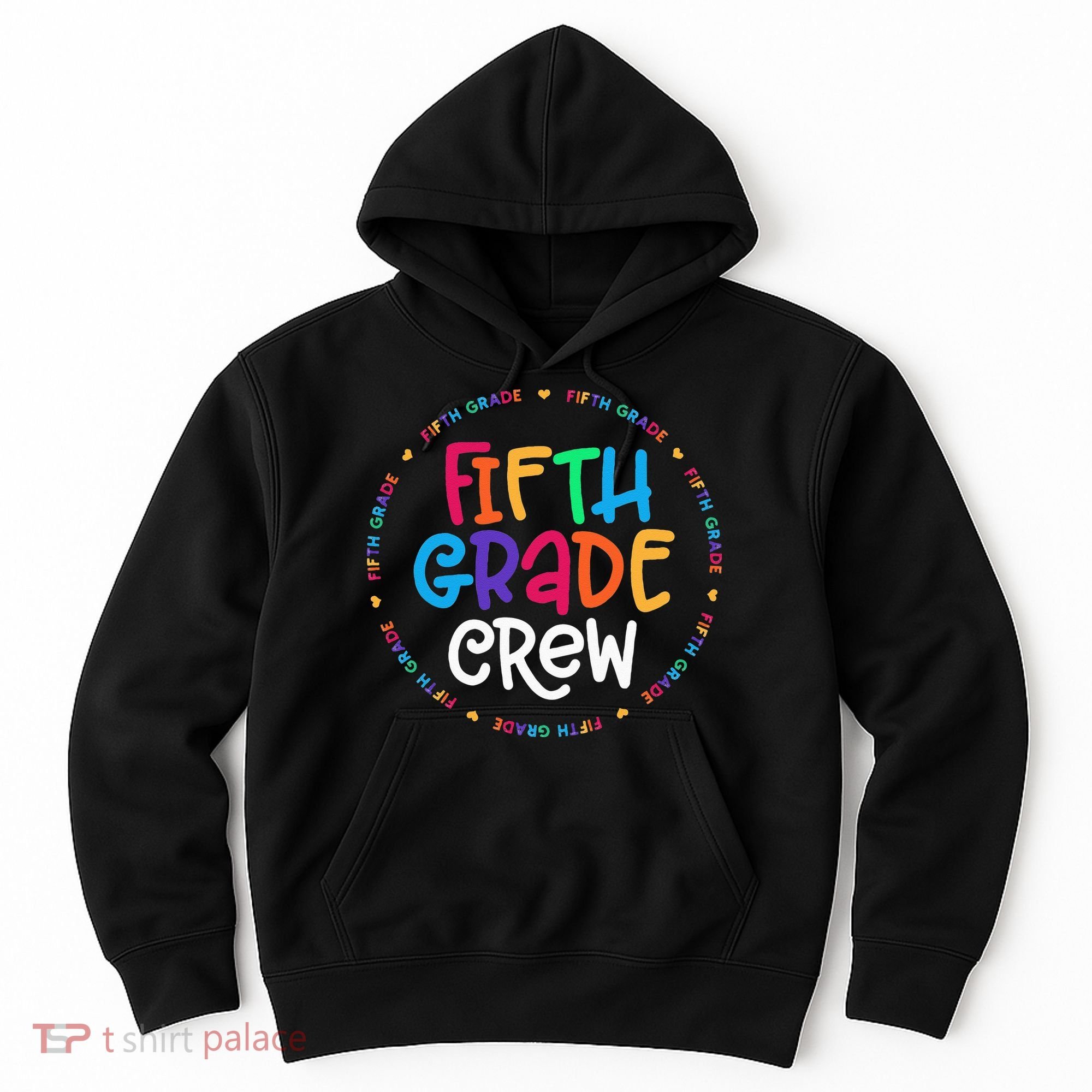 Fifth Grade Crew 5th Grade Back To School Teacher Hoodie