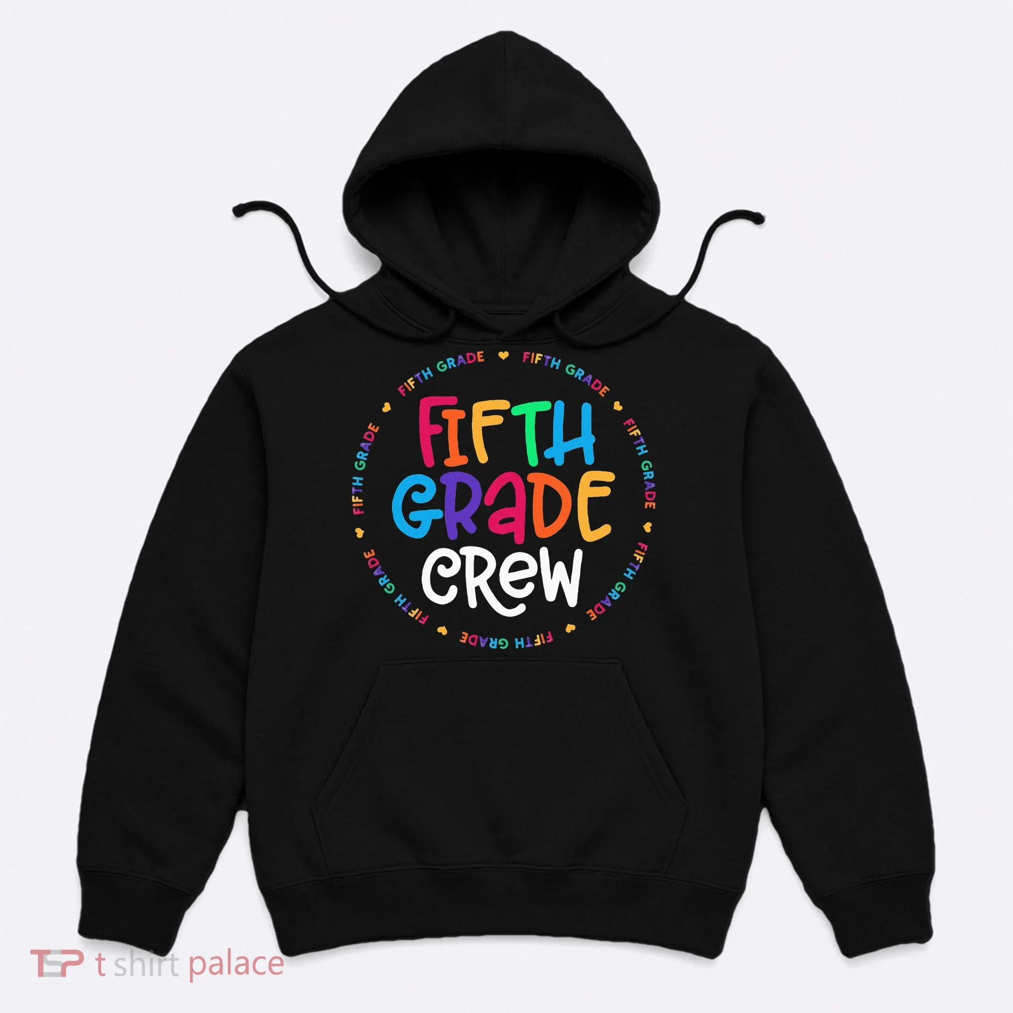 Fifth Grade Crew 5th Grade Back To School Teacher Hoodie