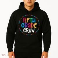 Fifth Grade Crew 5th Grade Back To School Teacher Hoodie thumb 2