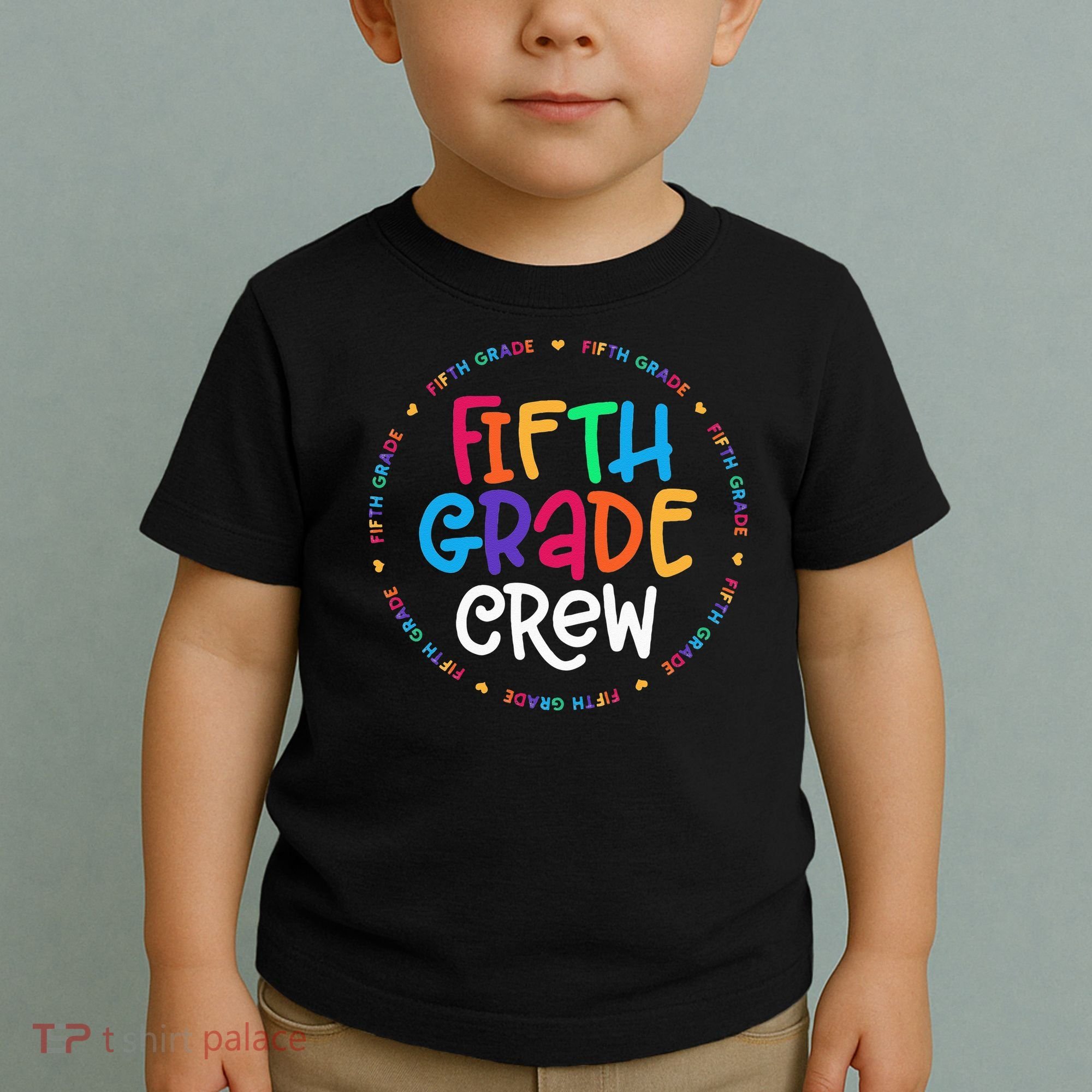 Fifth Grade Crew 5th Grade Back To School Teacher Toddler T-Shirt