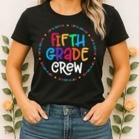Fifth Grade Crew 5th Grade Back To School Teacher Women's T-Shirt thumb 2
