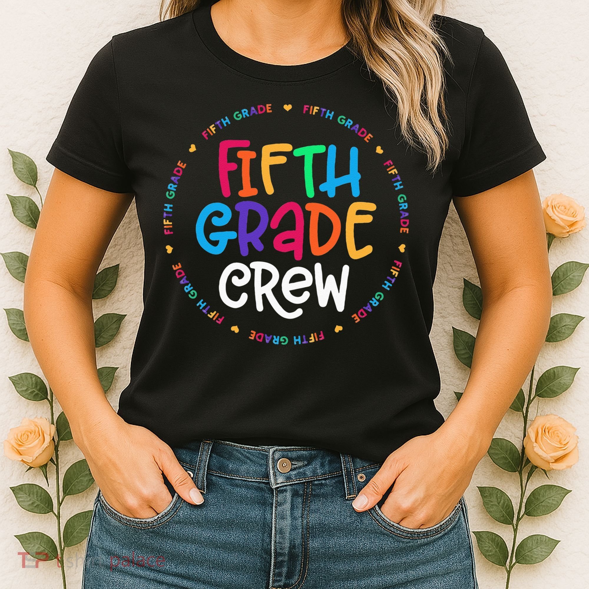 Fifth Grade Crew 5th Grade Back To School Teacher Women's T-Shirt