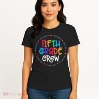 Fifth Grade Crew 5th Grade Back To School Teacher Women's T-Shirt thumb 4