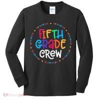 Fifth Grade Crew 5th Grade Back To School Teacher Kids Long Sleeve Shirt thumb 0