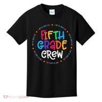 Fifth Grade Crew 5th Grade Back To School Teacher Kids T-Shirt thumb 0