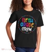 Fifth Grade Crew 5th Grade Back To School Teacher Kids T-Shirt thumb 2