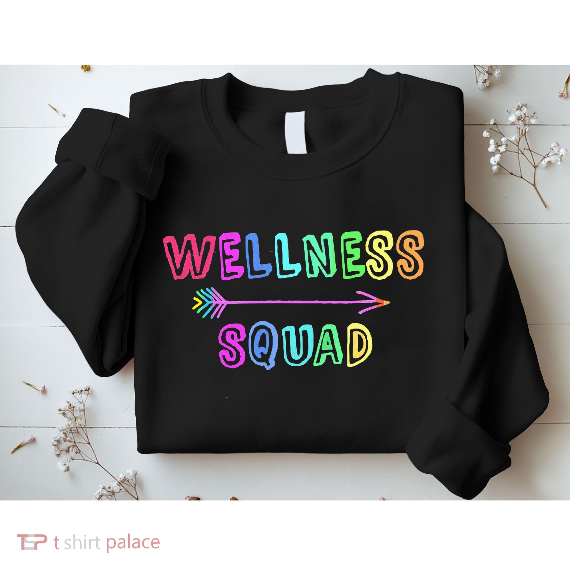 Fitness Gym Crew Health Trainer Tribe WELLNESS Coach Squad Sweatshirt
