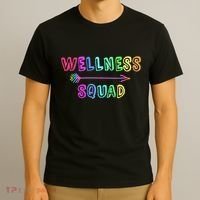 Fitness Gym Crew Health Trainer Tribe WELLNESS Coach Squad T-Shirt thumb 3