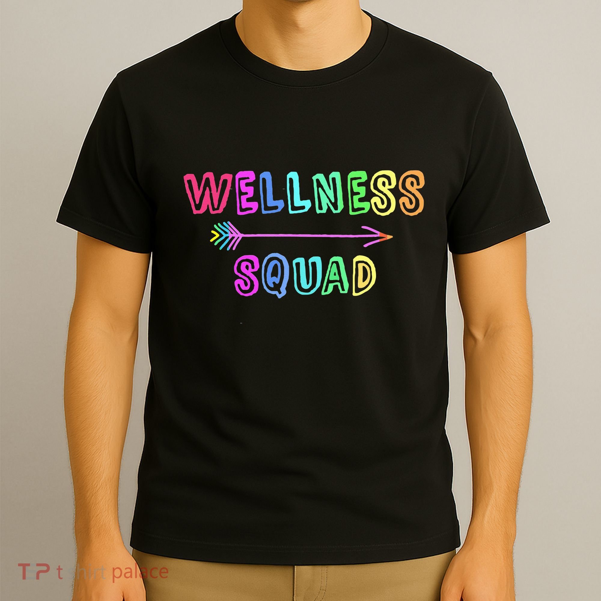 Fitness Gym Crew Health Trainer Tribe WELLNESS Coach Squad T-Shirt