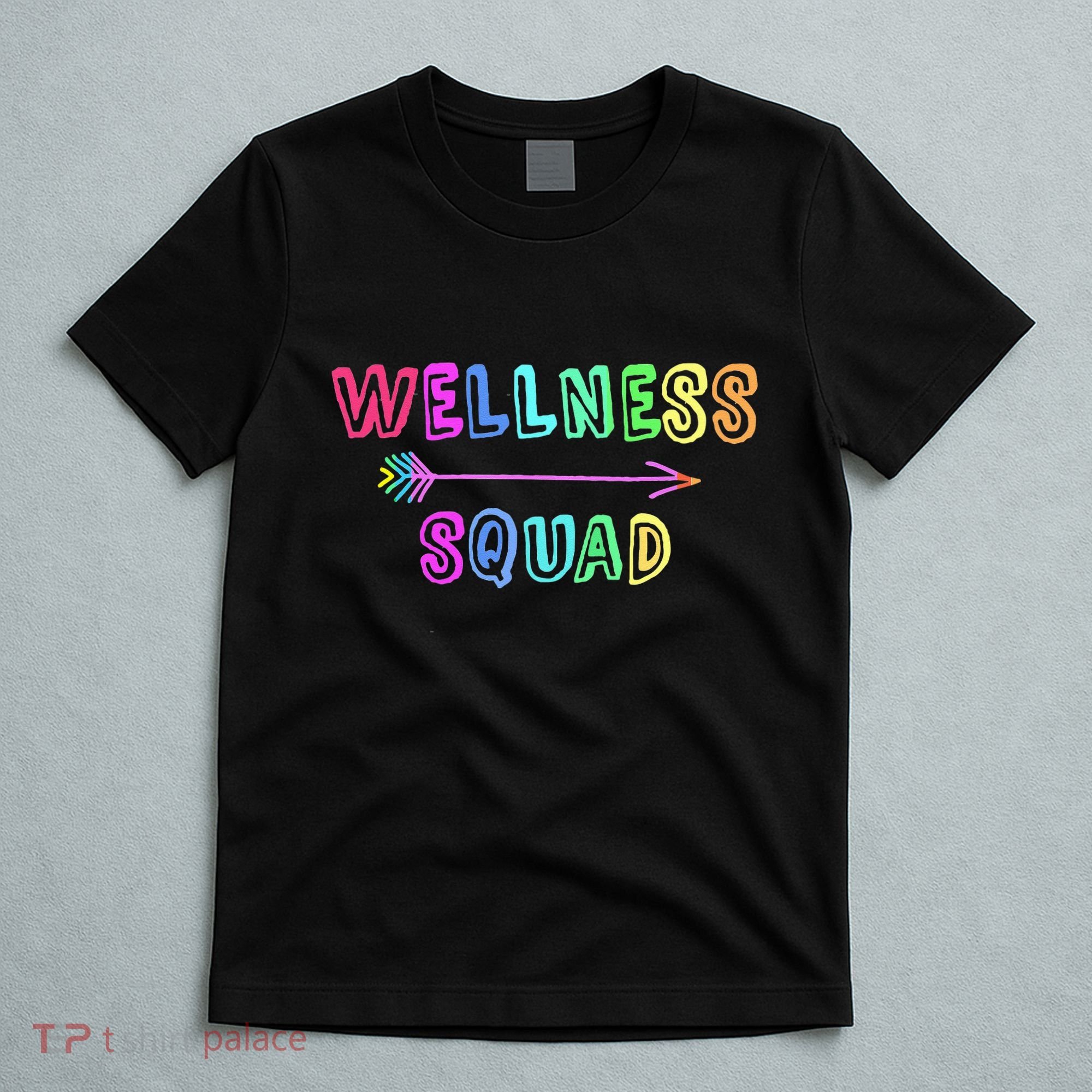 Fitness Gym Crew Health Trainer Tribe WELLNESS Coach Squad T-Shirt