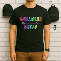 Fitness Gym Crew Health Trainer Tribe WELLNESS Coach Squad T-Shirt thumb 6