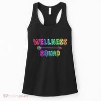 Fitness Gym Crew Health Trainer Tribe WELLNESS Coach Squad Women's Tank Top thumb 0