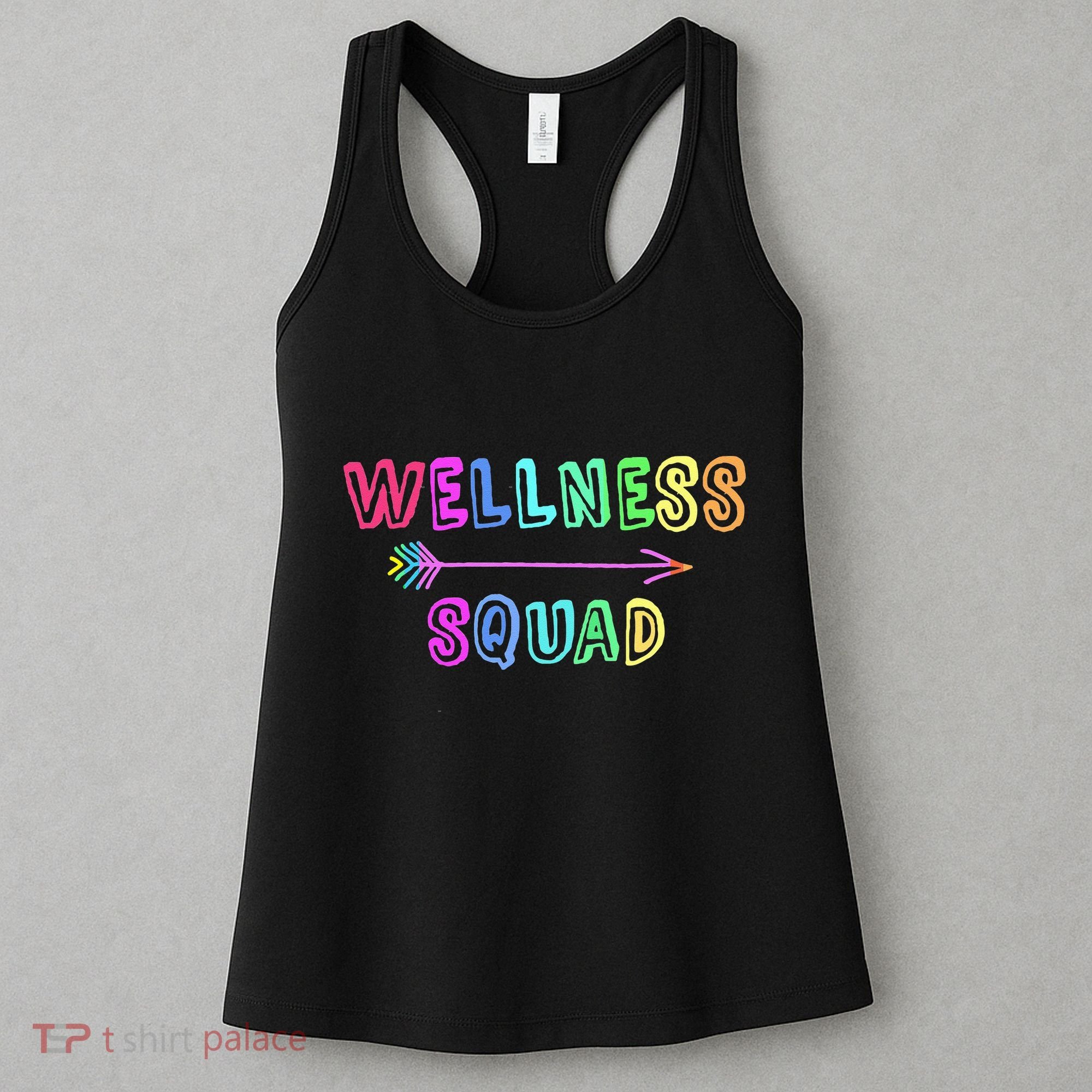 Fitness Gym Crew Health Trainer Tribe WELLNESS Coach Squad Women's Tank Top