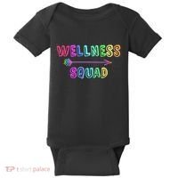 Fitness Gym Crew Health Trainer Tribe WELLNESS Coach Squad Baby Bodysuit thumb 0