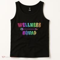 Fitness Gym Crew Health Trainer Tribe WELLNESS Coach Squad Tank Top thumb 2