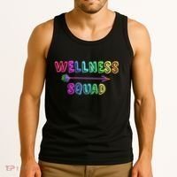 Fitness Gym Crew Health Trainer Tribe WELLNESS Coach Squad Tank Top thumb 3