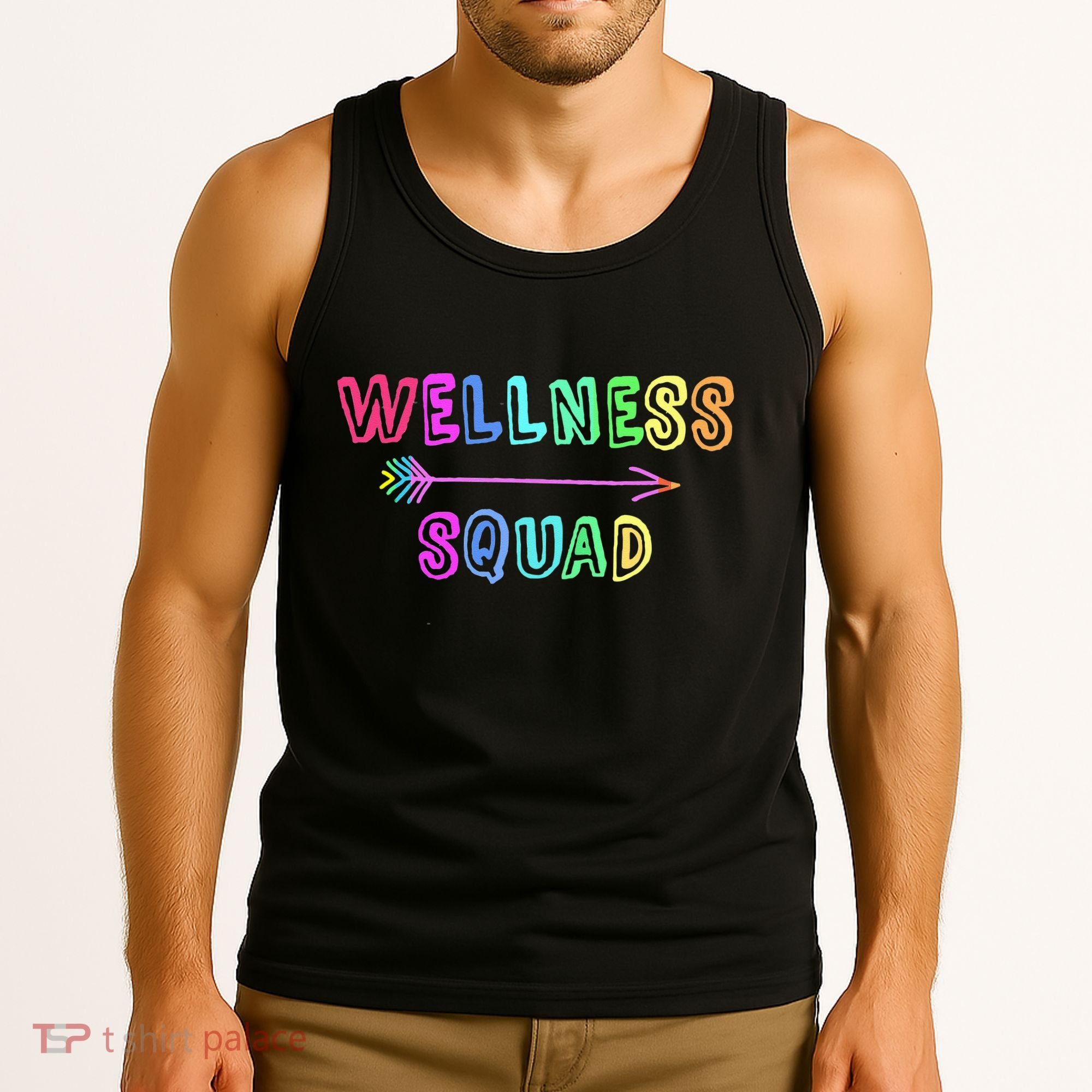Fitness Gym Crew Health Trainer Tribe WELLNESS Coach Squad Tank Top