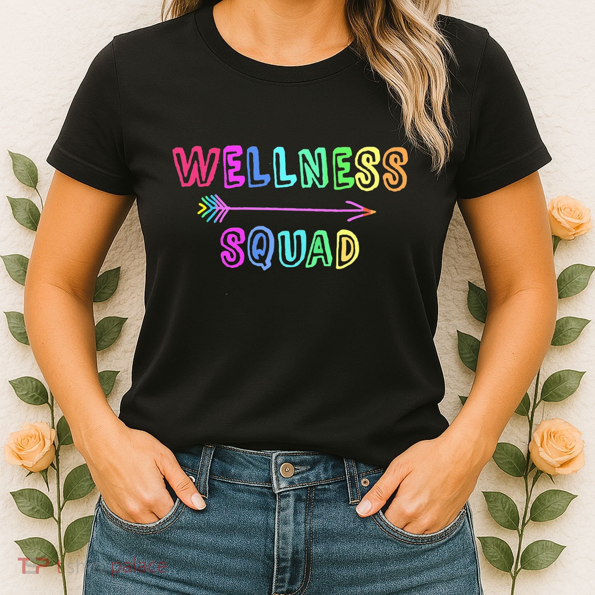 Fitness Gym Crew Health Trainer Tribe WELLNESS Coach Squad Women's T-Shirt