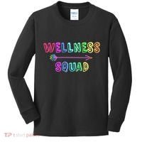 Fitness Gym Crew Health Trainer Tribe WELLNESS Coach Squad Kids Long Sleeve Shirt thumb 0