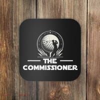 Funny Golfer Commissioner Golf League Golfing Sport Coaster thumb 0