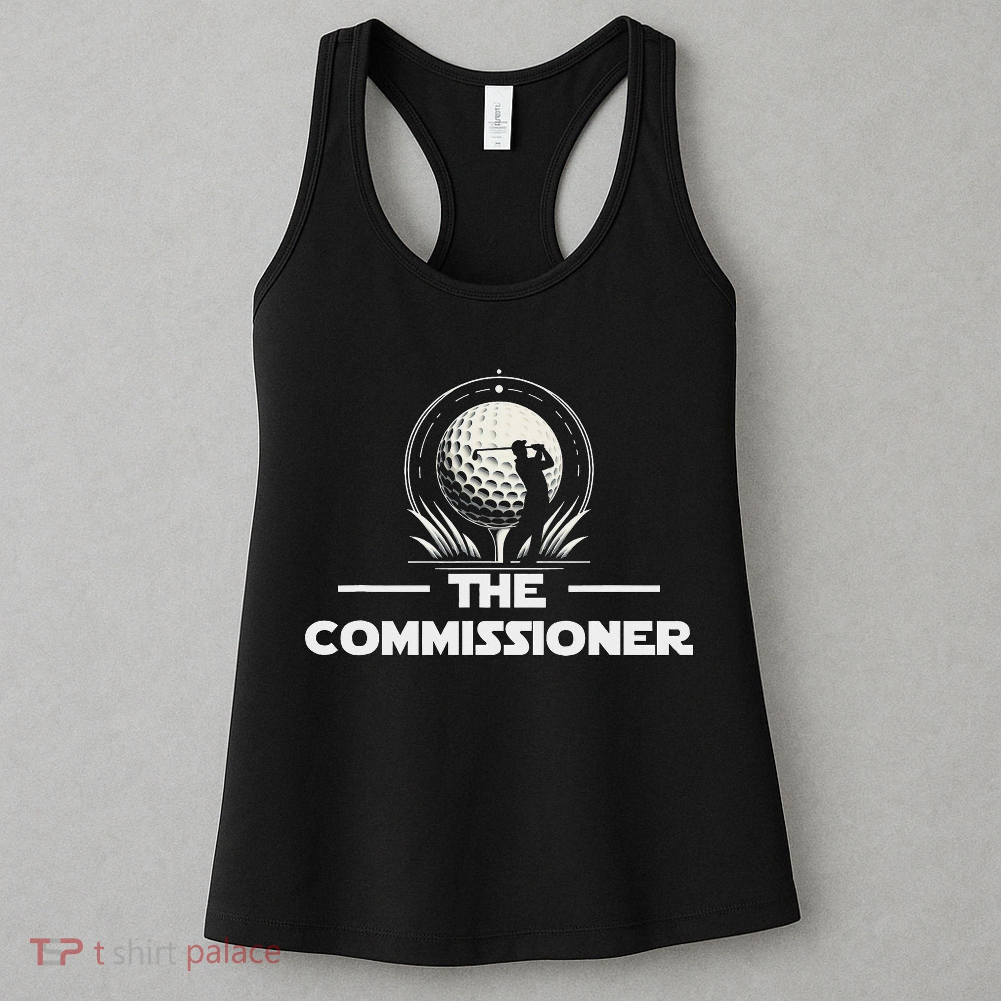 Funny Golfer Commissioner Golf League Golfing Sport Women's Tank Top