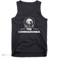 Funny Golfer Commissioner Golf League Golfing Sport Tank Top thumb 0