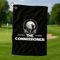 Funny Golfer Commissioner Golf League Golfing Sport Golf Towel thumb 1