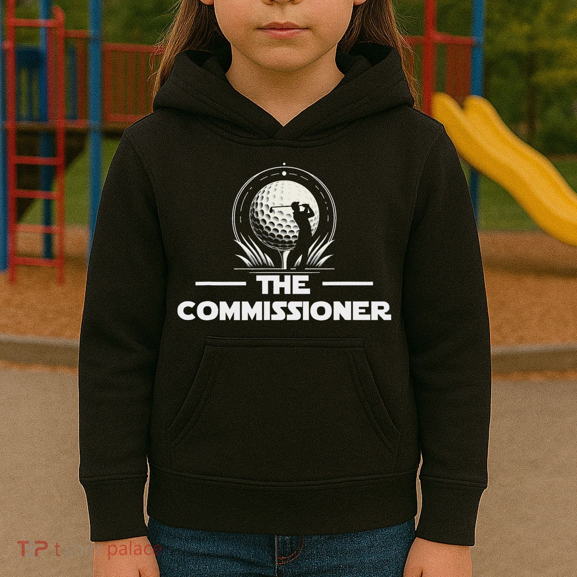 Funny Golfer Commissioner Golf League Golfing Sport Kids Hoodie