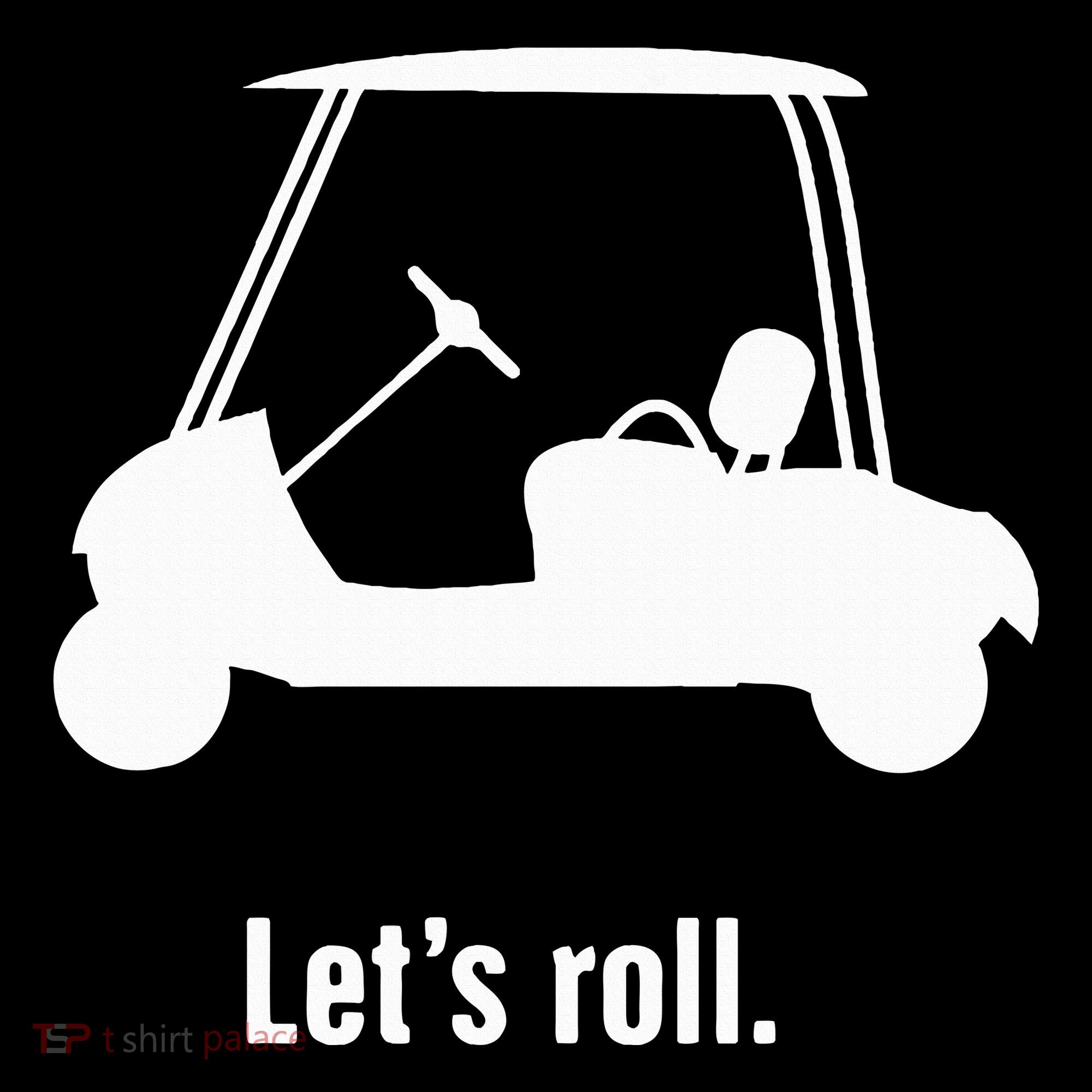 Funny Golf Cart LetS Roll Bucket Hat