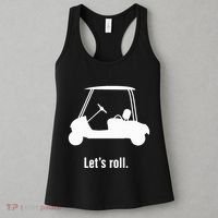 Funny Golf Cart LetS Roll Women's Tank Top thumb 3