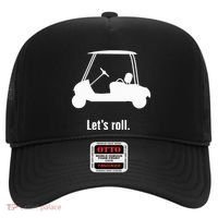 Funny Golf Cart LetS Roll Hat thumb 0